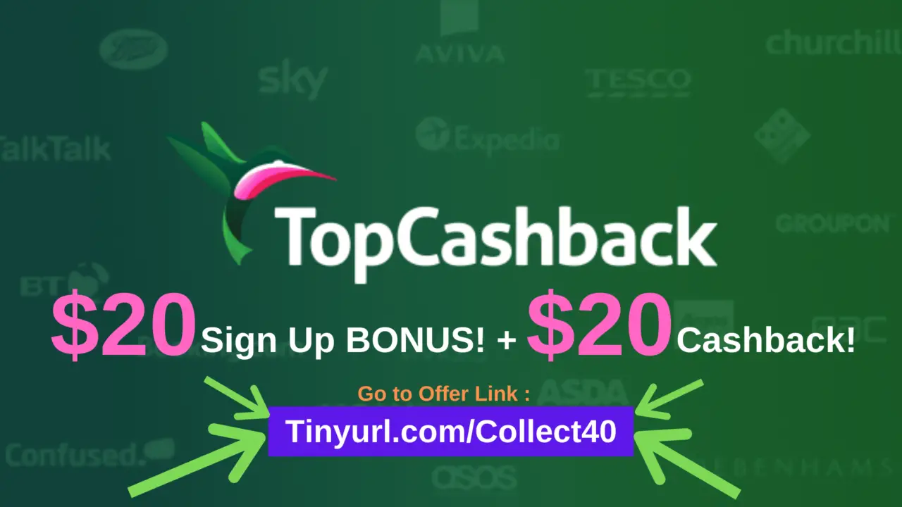 TopCashBack 20 Signup & 20 Referral Bonus Complete details (2020