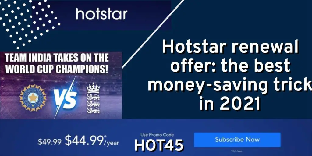 Hotstar renewal offer