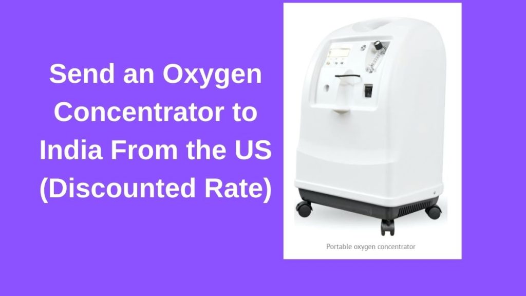 Ship Oxygen Concentrator to India