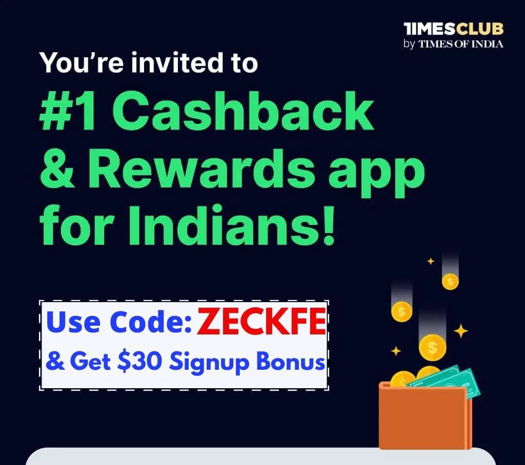 TimesClub $30 Signup Bonus