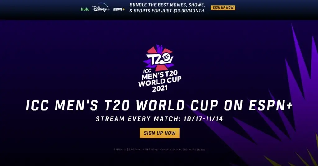 ESPN Plus T20 World Cup