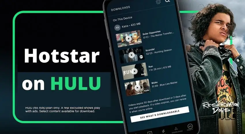 Hotstar for free on Hulu subscription