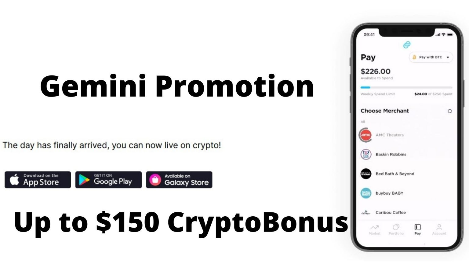 Gemini Promotion Get 150 Crypto & 10 Referral Bonus