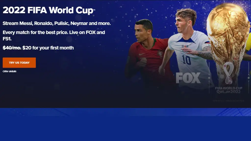 Watch Fifa WC on SlingTV