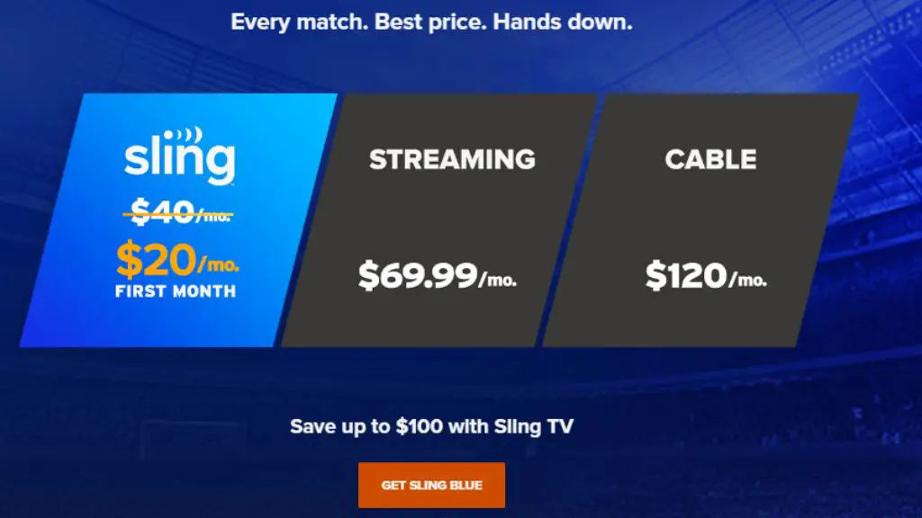 Sling Offer $100 off