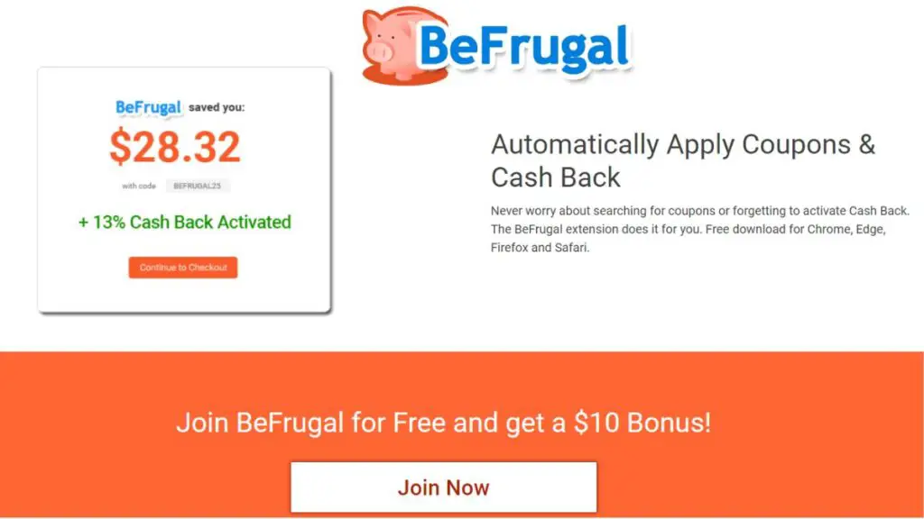 BeFrugal Referral Bonus