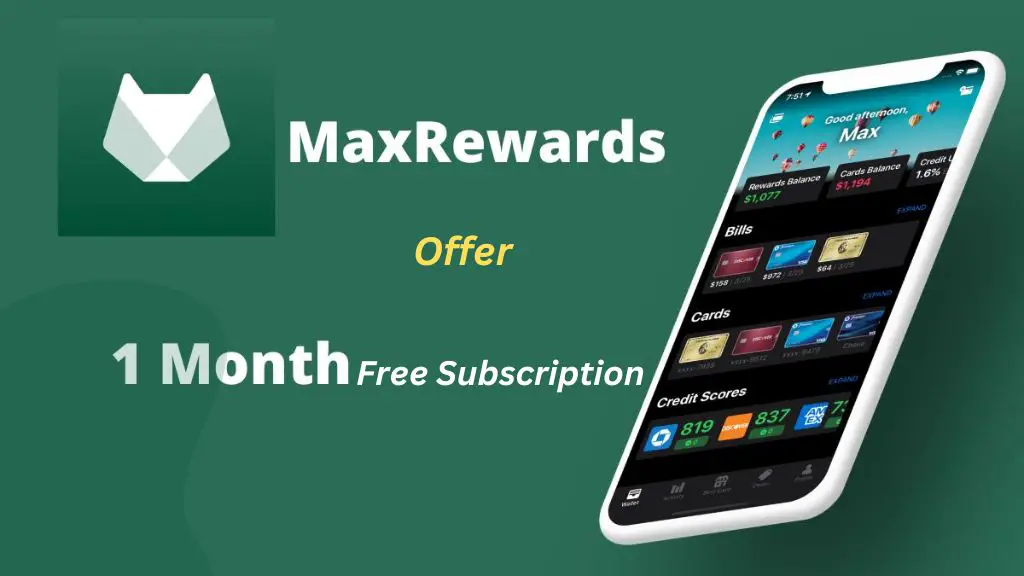 MaxRewards Promotion