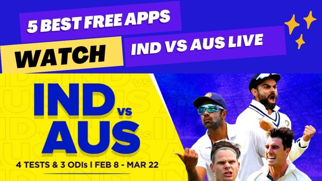 Free Apps To Watch India vs Australia