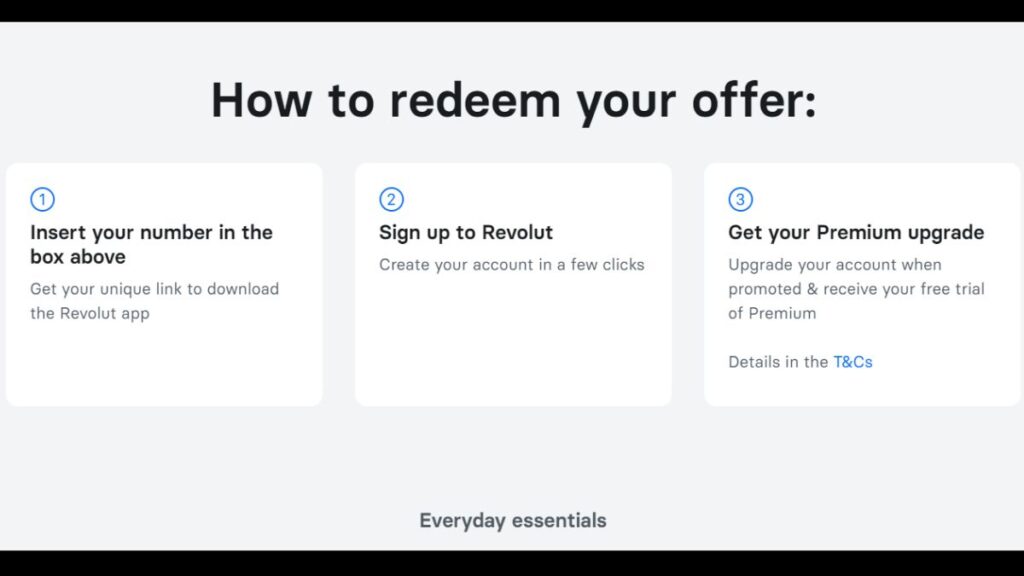 Revolut sign up bonus