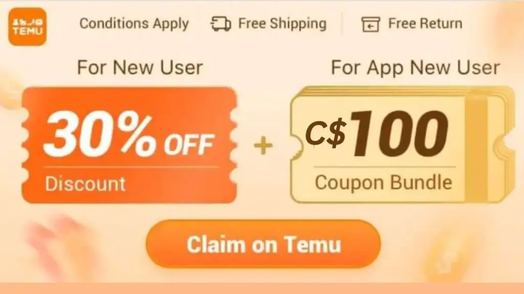 Temu Canada Coupon Code