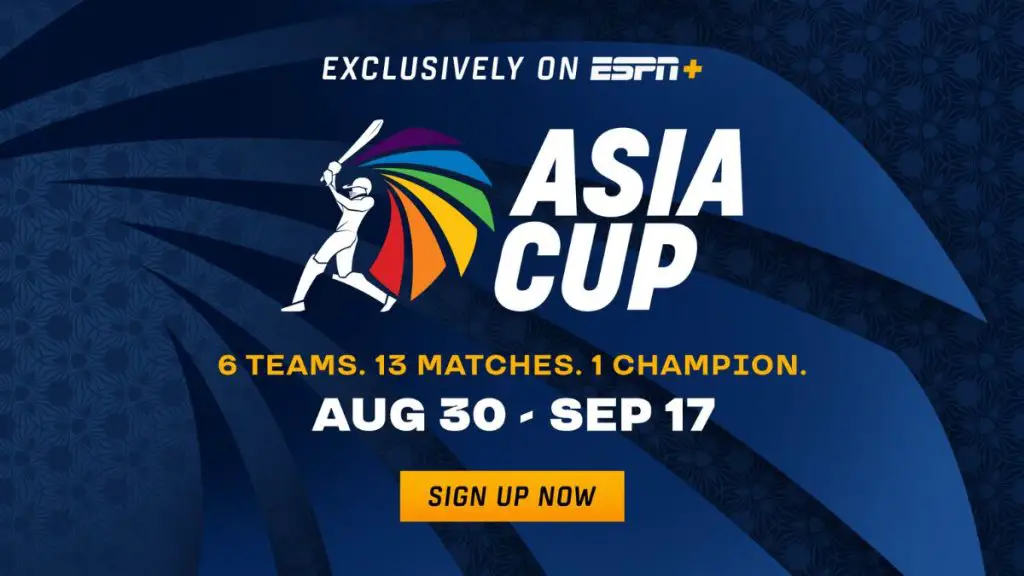 Asia Cup live Streaming 