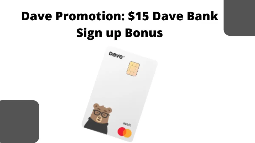 Dave Sign Up bonus