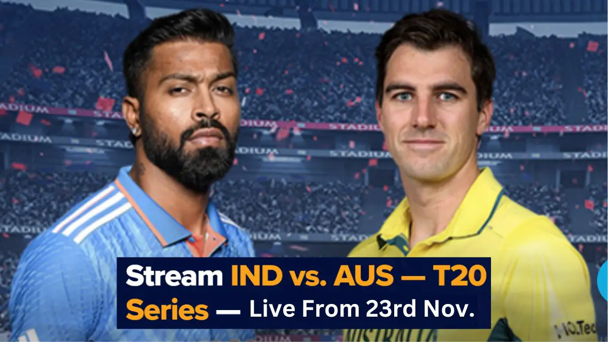 India vs Aus T20 Live on SlingTV