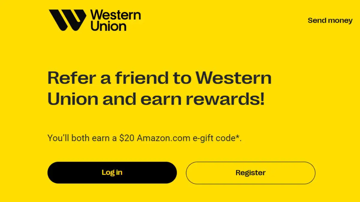 Western Union Referral Bonus